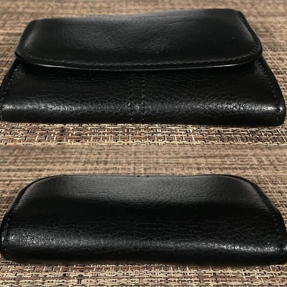 Vintage Coach Black Multi-Function Purse Natural Grain 4974 - Picture 8 of 9